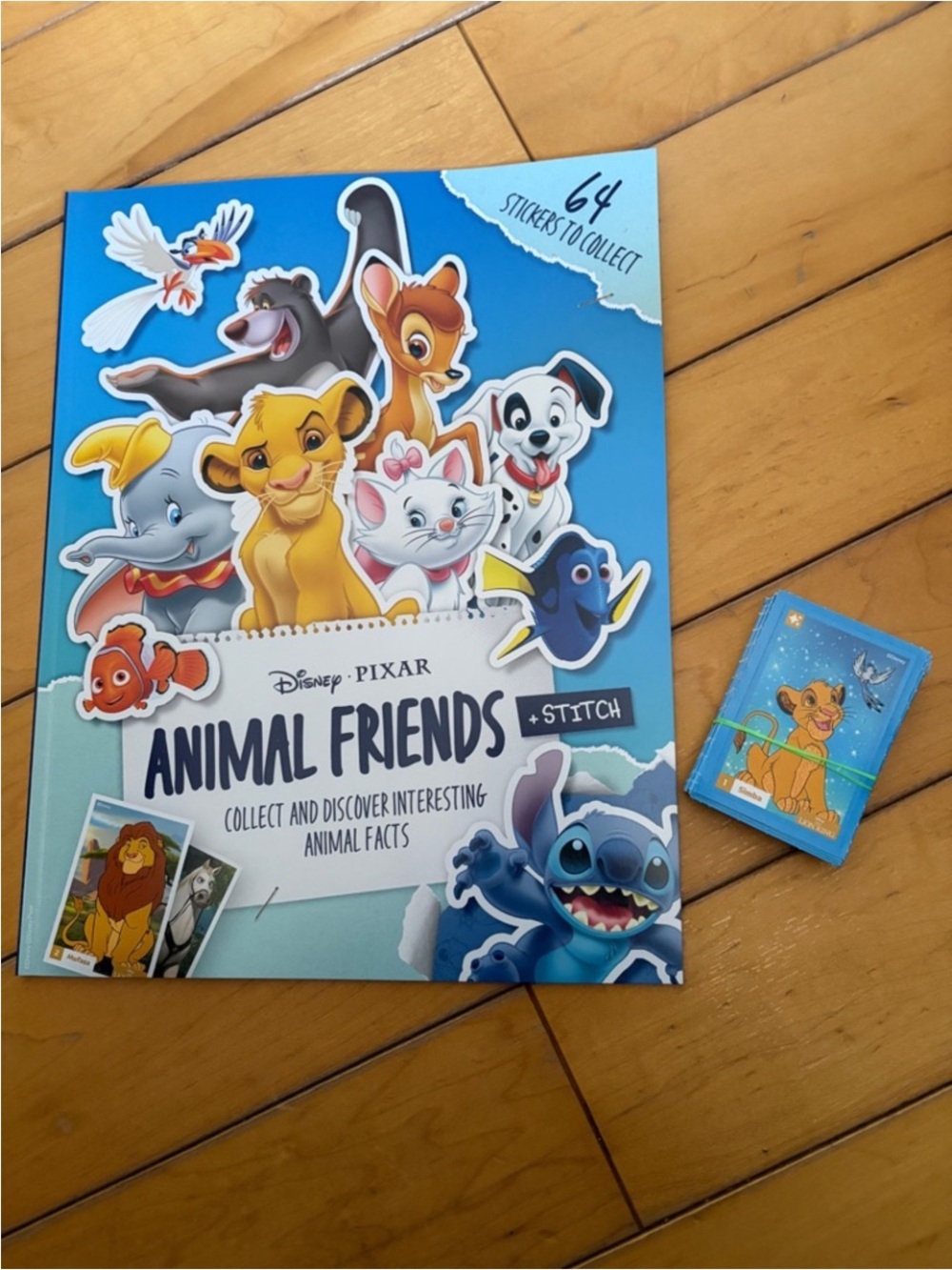 Disney Animal Friends Sticker Book - with all stickers needed to fill the book.